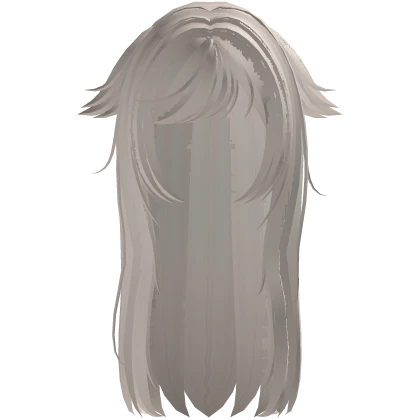 fluffy kawaii anime cat hair in blonde