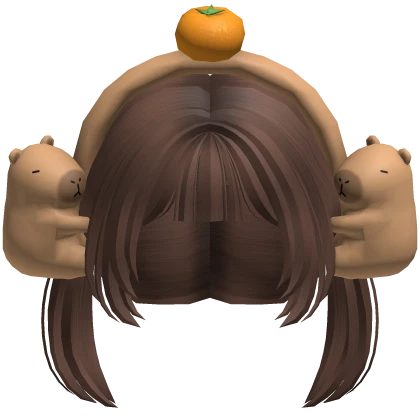 Capybara Headphone Pigtails 🤎