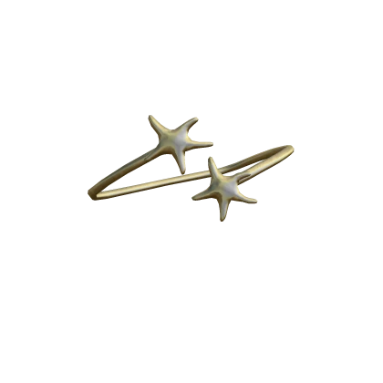 Starfish  Arm Band Bracelet Gold Metal 3.0