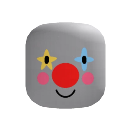 Colorful Happy Clown Face