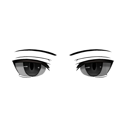 Rogue Duelist Eyes Black (3D Face Accessory)