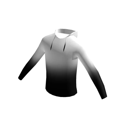 Sweatshirt Fade White Black Hoodie Halloween