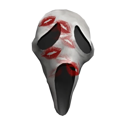 Kiss Mark Screaming Ghost Mask [RIGHT SIDE]