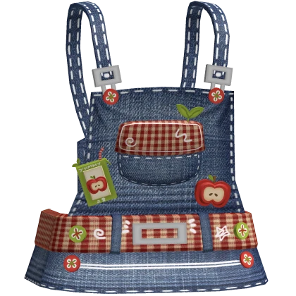 igari mori kei twee plaid apple overalls 