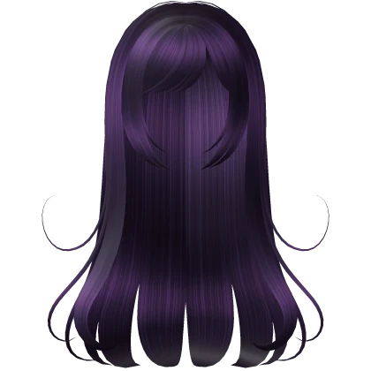 🖤 adorable swirly gothic witch hair dark purple