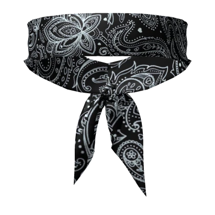 Black and White Bandana