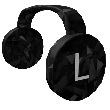 Black Sparkle Time Clockwork Headphones