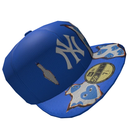 Blue Burning NY x Chrome Fitted | Sideways 