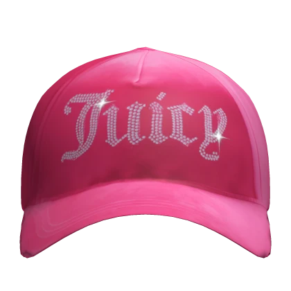 Juicy 2000s Mcbling Vintage Hat Y2K | Hot Pink