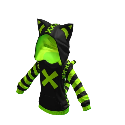 Kitty Hoodie Toxic Potion