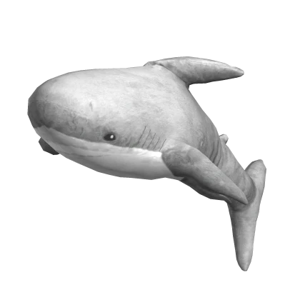 Grey Cuddly Blahaj Shark Plushie