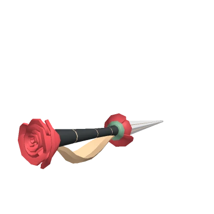 Red Floral Rapier