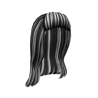 Electric Half Up Straight Hair in Frankie Streaks