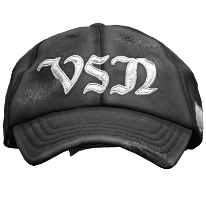 ✤ DISTRESSED BLACK CAP
