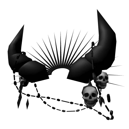 Skull Chain Horns
