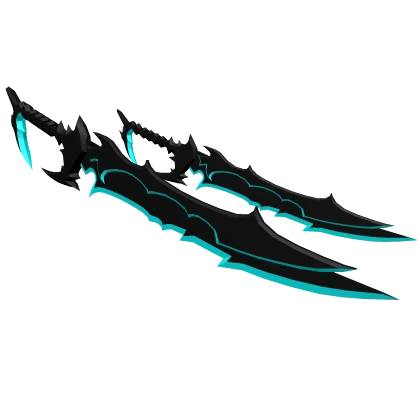 Dual Blue Demon Lord Sword