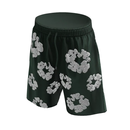 Green Denim Tears Shorts