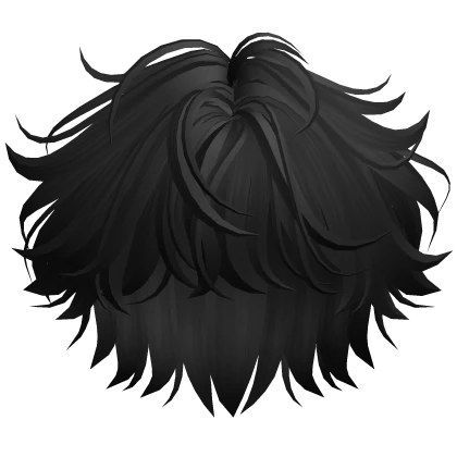 Cute Messy Boy Hair (Black)