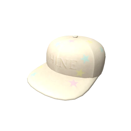 Y2K Pastel Shine Cap (Beige)