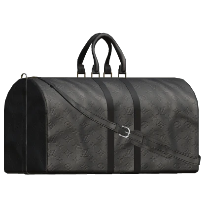 LV Keepall Bandoulière 50 Black Duffle Bag