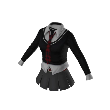 School uniform skirt set