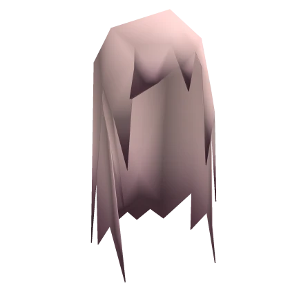 Long Choppy Low Poly Hair - Pinky