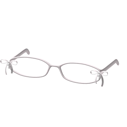 ♡ pink gothic bow cross glasses