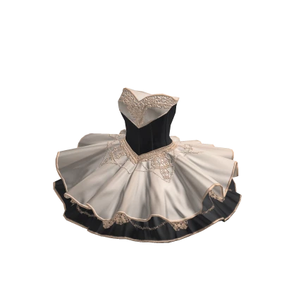 ♾️ Black & rose gold graceful court dress