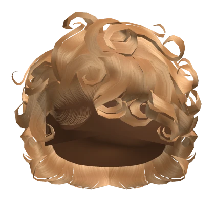 ☆ | Blonde Curly Bixie Cut