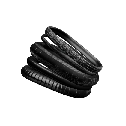 Black Bracelets Rhinestone Jewlery 2000s Y2K