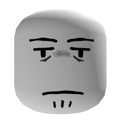 Tired Man Gaze