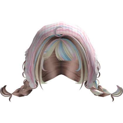 ♡ Kawaii pastel dreamy gardener twin braids