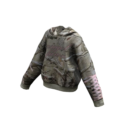 Oversized Graphic Hoodie (Camo)