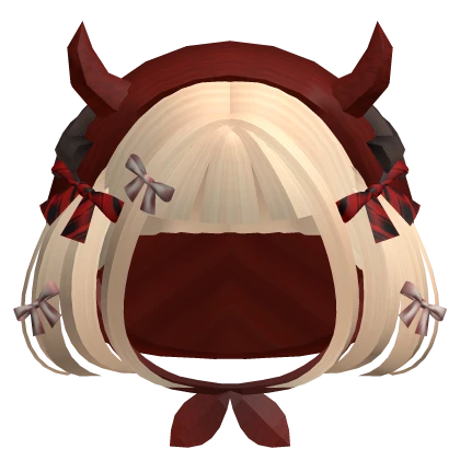 Devil Blonde Bob Cut