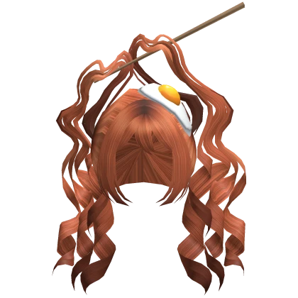 cheap noodles egg curly pigtails in orange spicy