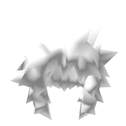 Short White Spiky Hair