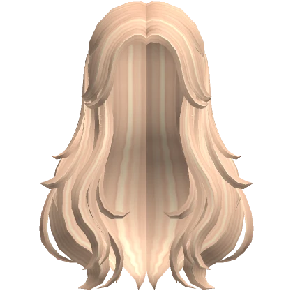 Blonde Aesthetic Hair With Curtain Bangs