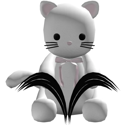 😺Cute Cat On Head Black