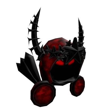 Red Dominus with horns