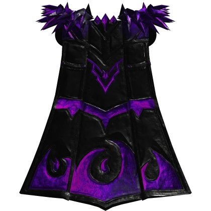 Purple Fire Knight Cape