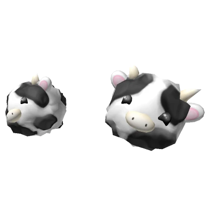 Cow Poms - black