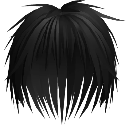 Black Spiky Scene Hair