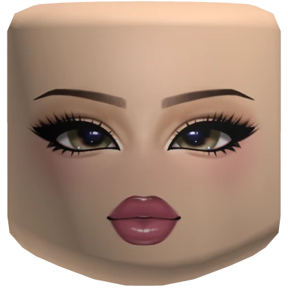 Aesthetic Face W/ Green Eyes