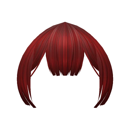 Tucked Anime Bangs (Red)