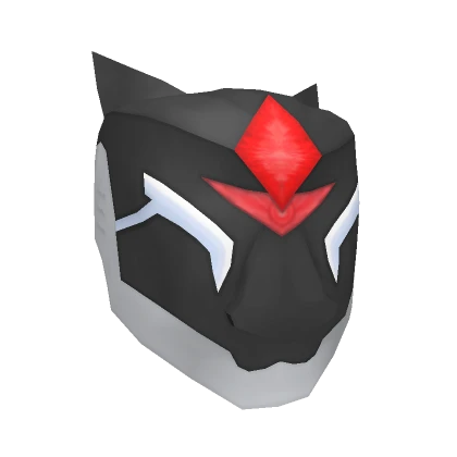 Black & Red Panther Mask