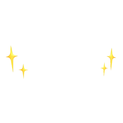 Yellow Sparkling Star Sticker