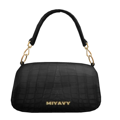 Black Croco Purse