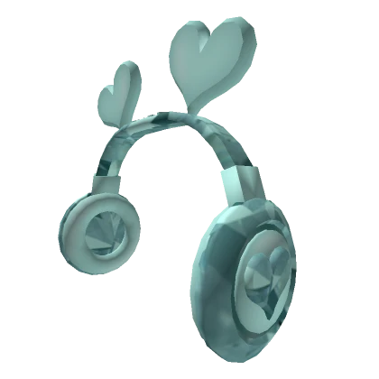 GEMZ Teal Heart Headphones