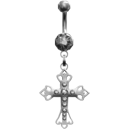 Y2k Cross Belly Piercing