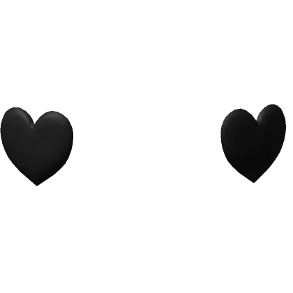 Black Heart Stickers